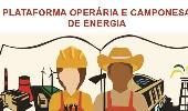 Trabalhadores na defesa dos recursos energéticos