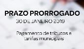 DATA PARA PAGAMENTO DE TRIBUTOS E TARIFAS MUNICIPAIS É PRORROGADO