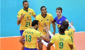 Brasil bate Egito e segue 100% na Copa do Mundo de vôlei